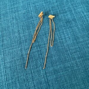 Gorjana Gold Drop Threader Earrings - Women Jewelry